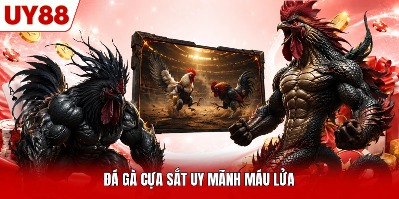 Đá gà cựa sắt uy mãnh máu lửa